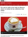 La BBC criticó el café argentino: “Da escalofríos, es feo”, en “Feinmann 910” – 12/04/19